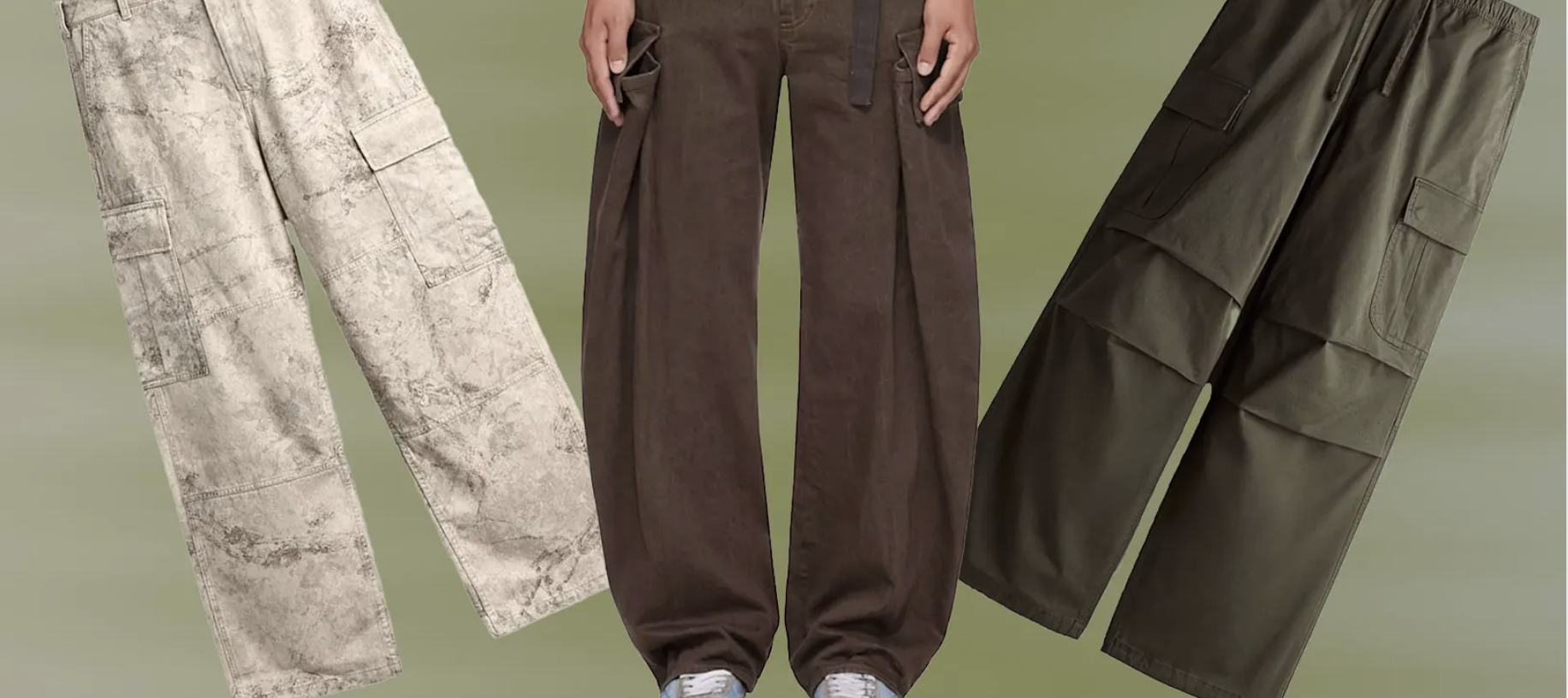 4. กางเกงคาร์โก้ (Cargo Pants)