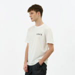 08PB PB COMING เสื้อยืดคอกลมแขนสั้น อกหน้าซ้ายพิมพ์ PLAYBOY หลังพิมพ์ PB ไล่สี - Image 3