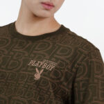 11PB GOLD TO NIGHT เสื้อยืดคอกลมแขนสั้นพิมพ์ลายทั้งตัว  อกหน้าซ้ายปักโลโก้ - Image 2