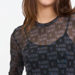 11PB BUNNYZINE เสื้อยืดคอกลม แขนยาว ผ้าตาข่ายพิมพ์ลายทั้งตัว - Image 3