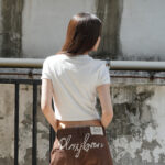 12PB URBAN BOHO เสื้อยีดคอกลม แขนสั้นพิมพ์และ ปักลายโลโก้ที่ชิ้นหน้า - Image 2