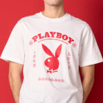 [PRE ORDER พร้อมส่ง 9/2/2026] LLLYเสื้อยืด Casualพิมพ์โลโก้กระต่ายด้านหน้า