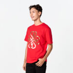 [PRE ORDER พร้อมส่ง 9/2/2026] LLLYเสื้อยืด Casual พิมพ์ฟรอยด์ทองด้านหน้าโลโก้PLAYBOY - Image 4
